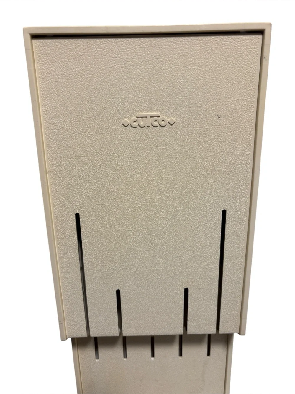 Cutco Plastic Wall Rack Hanging Knife Storage Holder #1742 USA Cream Color